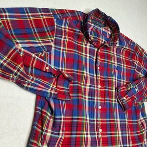 Polo Ralph Lauren Men Classic Fit Plaid Long Sleeve Button Down Shirt L/G